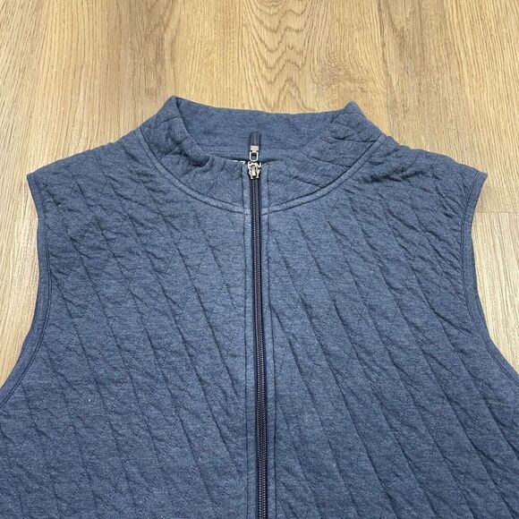Mizzen Main Vest Mens Extra Large Blue Golf Full Zip Casual - Picture 2 of 11